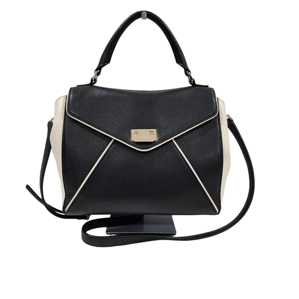 KATE SPADE PEBBLE LEATHER COLOR BLOCK SATCHEL